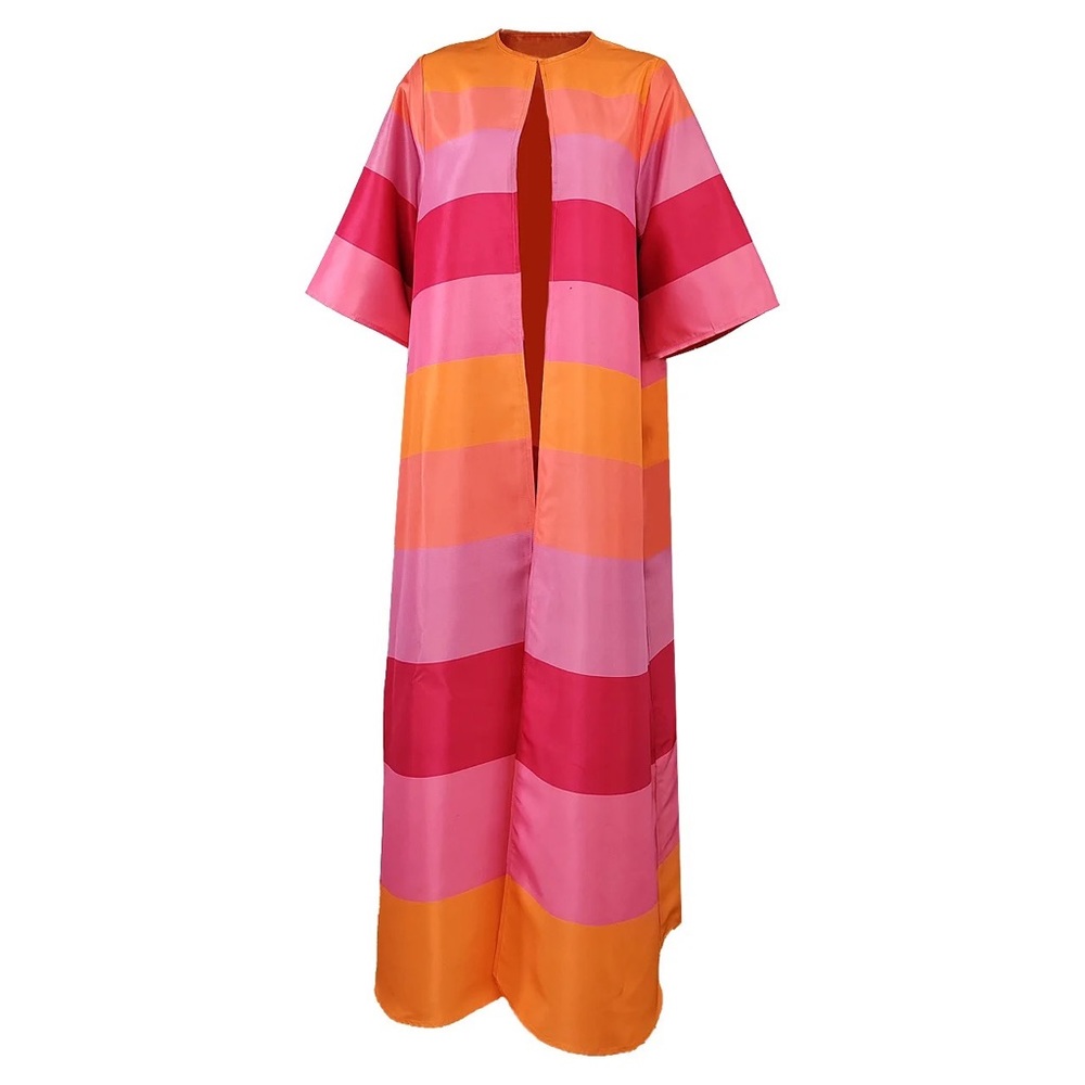 Lena Vie Picasso Duster In Sherbet - Picture 10 of 12